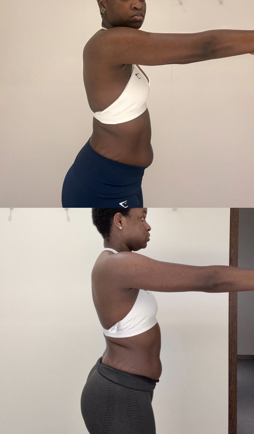 Oreoluwa Akinyele before and after transformation